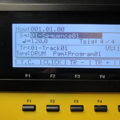 AKAI MPC2500 BRAND NEW LED Screen Display WHITE BLUE Blue/BLACK LCD image 4