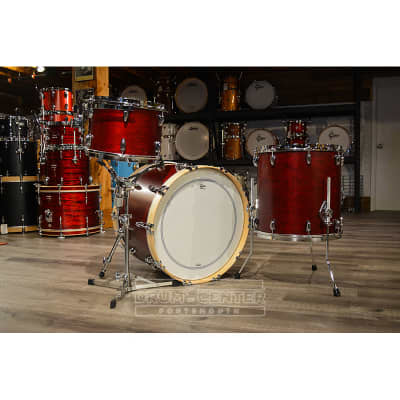Gretsch Brooklyn 3pc Classic Drum Set Satin Cherry Red image 5