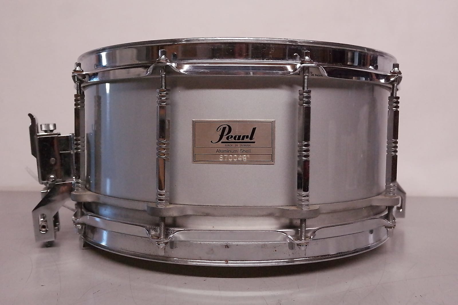 Pearl B-914 Free-Floating Brass 14x5 Snare Drum (1st Gen) 1983