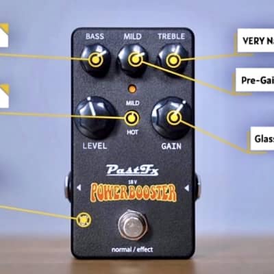 PastFx 18V Power Booster - Buffalo fx Power Booster inspired