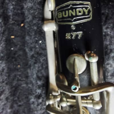 Selmer Bundy 577 Soprano Clarinet, USA, With Case, Good, taped-joints image 7