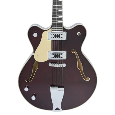 Eastwood Classic 6 Left-Handed Electric Guitar in Walnut image 4