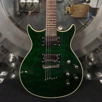 Hohner TB-2 2000s - Trans Green Double Cutaway Electric Guitar w/ Gibson Gig Bag for sale