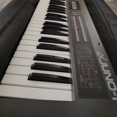 Roland Alpha Juno-1 49-Key Programmable Polyphonic Synthesizer 1985 - 1988 - Black