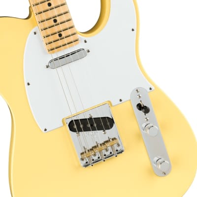 Fender American Performer Telecaster Electric Guitar Maple FB, Vintage White image 3
