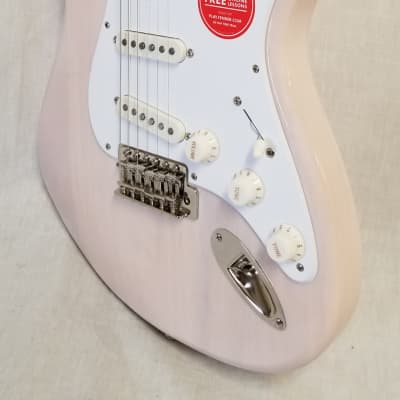 Squier Classic Vibe '50s Stratocaster Electric Guitar, Maple Fingerboard, White Blonde image 12