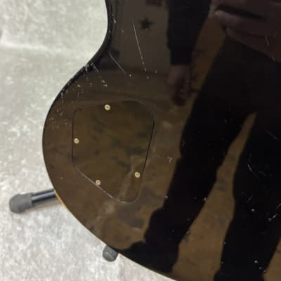 Edwards by ESP Hellion E-U-HL2 guitar in transparent black finish image 11