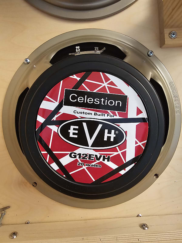 Celestion G12-EVH 8ohm T5658B UK 12" Guitar Cabinet Speaker #4 2014 - Red and Black image 1