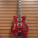 Gretsch G5442BDC Electromatic Hollowbody Bass in Transparent Red w/OHSC