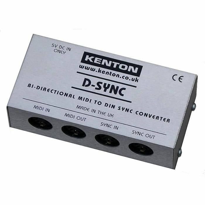 Kenton D-Sync MIDI To DIN Sync Converter Bi-Directional | Reverb UK