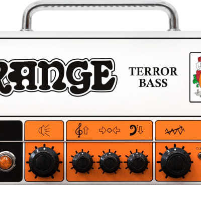 Orange Terror Bass 500/250W White Bass Amplifier Head for sale