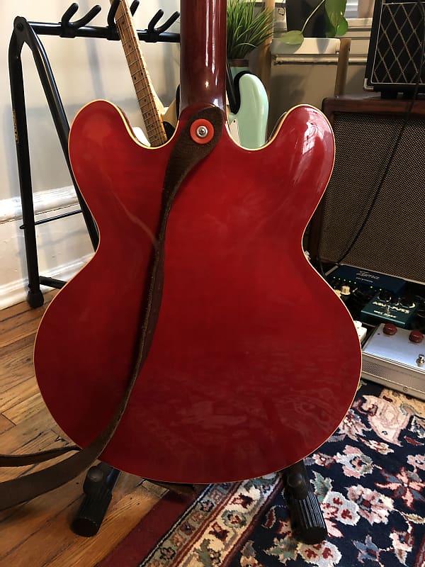ギター Gibson ES-335 Memphis 2018 Lefty Gibson Memphis ES-335 Block Figured 2018 | Reverb