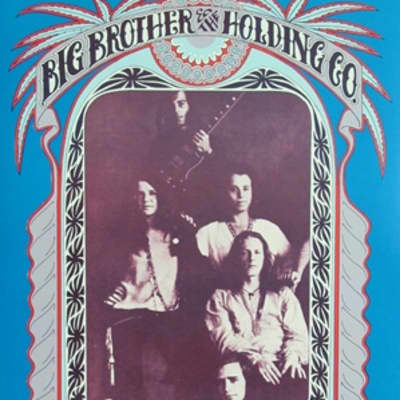 1968 Big Brother And The Holding Company Janis Joplin The Grande Ballroom  Original Concert Poster | Reverb