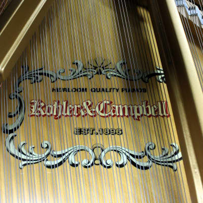 Kohler & Campbell Grand Piano 5'8 Black Polish image 3