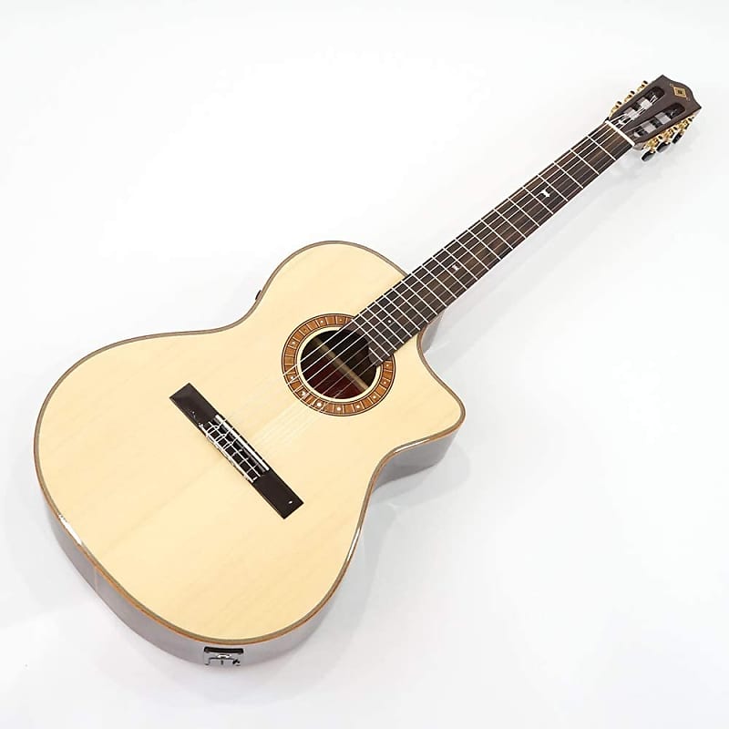 Martinez Crossover MP14-Rose acoustic/electric classical guitar