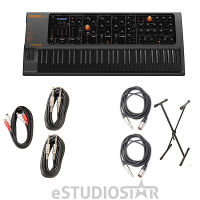 StudioLogic SLEDGE-2-BLACK Synthesizer with Axcessables MID-203 Dual Midi Cable, 2 AxcessAbles I-010 image 1