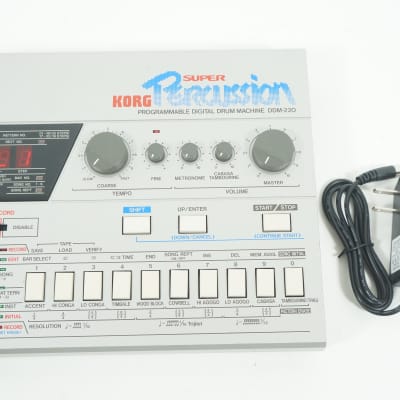 [SALE Ends July 24] KORG DDM-220 Super Percussion Digital Drum Machine w/ 100-240V PSU