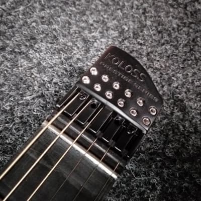 KOLOSS GT-6H Aluminum body headless Carbon fiber neck electric guitar White image 3