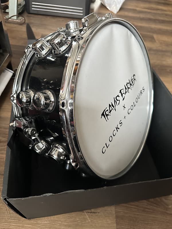 Travis Barker x Clocks And Colours 2023 Snare Packaging Reverb