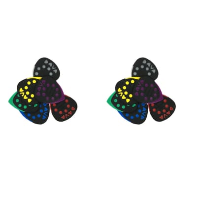 Dava Guitar Picks 12 Picks Multi Gauge Control Delrin Grip Tips