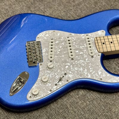 Stratocaster Partscaster, Metallic Blue (Stratosphere, Mighty Mite, Warmoth, DiMarzio) image 3