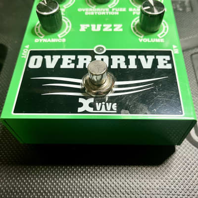 Xvive W2 Overdrive Fuzz 2010s - Green for sale