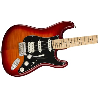 Fender Player Stratocaster HSS Plus Top - Aged Cherry Burst w/ Maple Fingerboard image 5