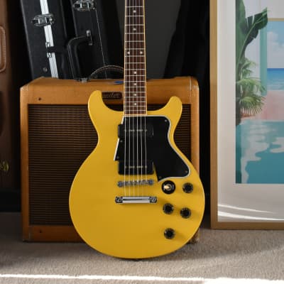 1997 Gibson USA Les Paul Special Double Cutaway TV Yellow, DC, P90, Good Wood Era, 7.05lbs image 4