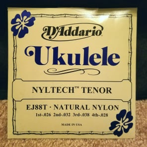 D'Addario EJ88T Nyltech Ukulele Strings Tenor