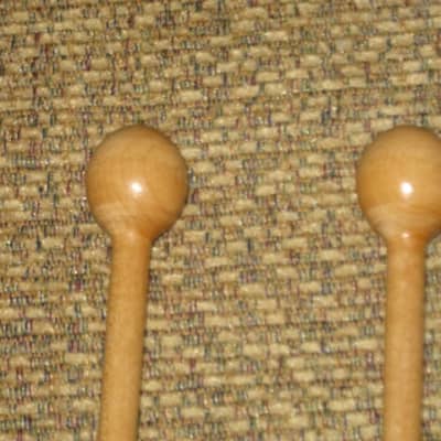 ONE pair new old stock Regal Tip 604SG (Goodman # 4) Timpani Mallets, 1" Wood Ball (includes packaging) image 6