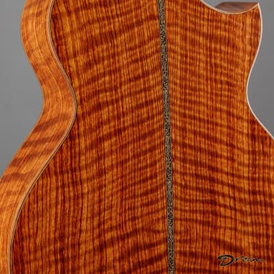 2014 Petros FS Lefty, Curly African Rosewood (Bubinga)/Curly Redwood image 22