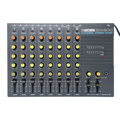BOSS BX-800 8チャンネル　元箱付　動作確認済 BOSS ボス BX-800 8チャンネル ステレオミキサー アナログ