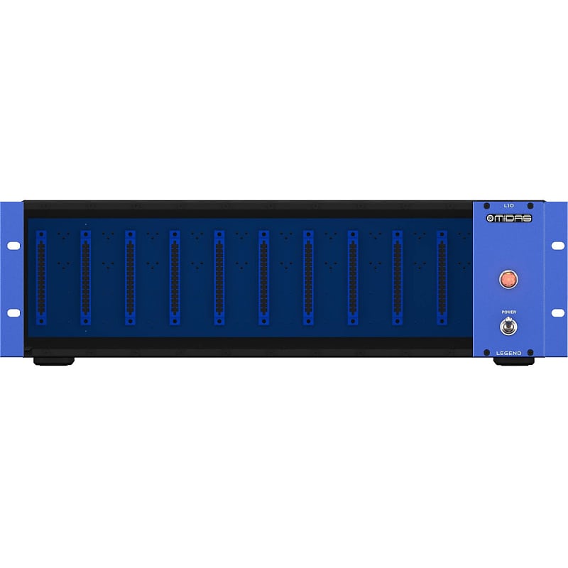 Midas L10 Legend 10-Slot Rackmount 500 Series Chassis | Reverb