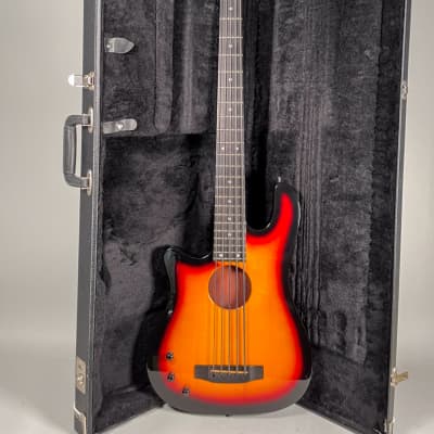 Circa 1990s Carvin AC50 Sunburst 5-String Semi-Hollow Bass w/OHSC for sale