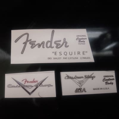 Emerson Fender Esquire Wiring Kit Assembly w/Eldred Mod, w/ 5-hold Pickguard, Logo image 6