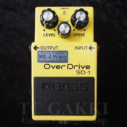 ANALOG MAN RE J Project BOSS SD 1 Silver Mod Ibanez Clipping