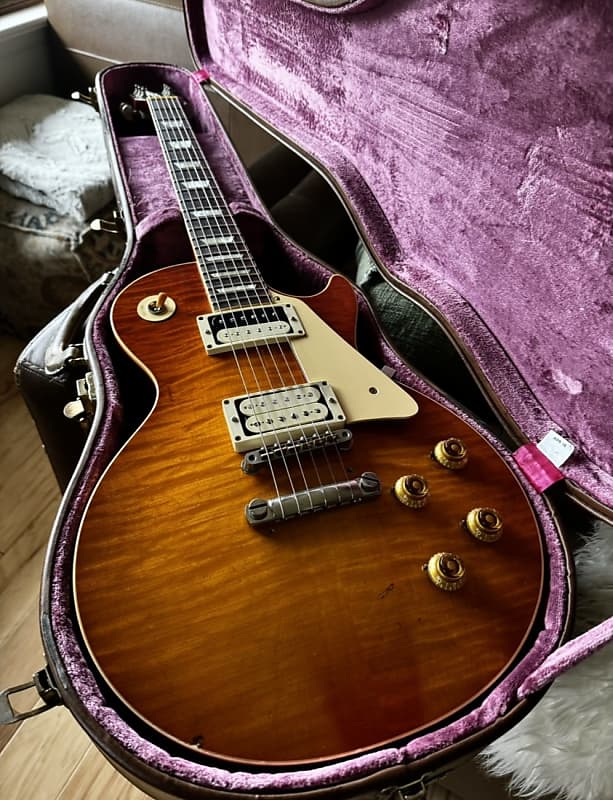 RARE Gibson Custom Shop Vic Dapra "Blood on the Tracks" Les Paul Aged 59 R9 8.2lbs! 2016 - Sunburst image 1