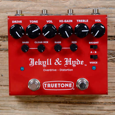 Truetone V3 Jekyll & Hyde Dual Overdrive & Distortion Pedal MINT for sale