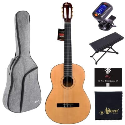 WINZZ ACM-H10 39-Inch Solid Spruce Full Size Classical Guitar for sale