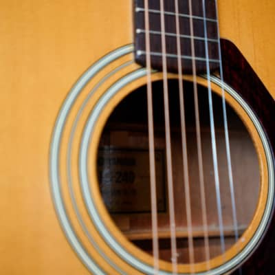 YAMAHA FG-240 Green Label Acoustic guitar Japan vintage '70s
