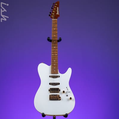 Ibanez LB1 Lari Basilio Signature Prestige Electric Guitar White image 2