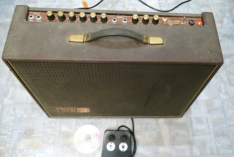 Falcon Electronics Guitar reverb 125-2C 1969 maron | Reverb