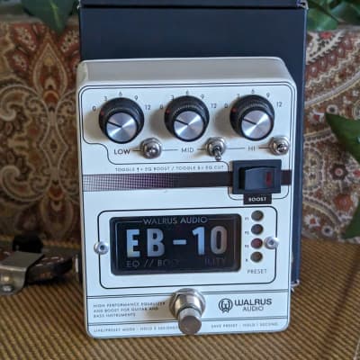 Walrus Audio EB-10 Preamp/EQ/Boost 2020 - Cream for sale