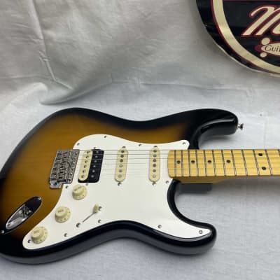 Fender JV Modified '50s Stratocaster HSS Guitar - MIJ Made In Japan 2022 - 2-Color Sunburst / Maple neck image 2