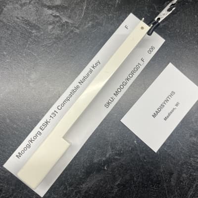 ORIGINAL Moog/Korg/Univox Replacement F Key (for Matsushita ESK-131 Keybeds) for Moog MG-1, Prodigy, Rogue, Opus 3, Korg Minikorg 700, Minikorg 700S, MS-10, MS-20, VC-10, Poly Ensemble P, Univox K1/K2, and more