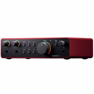 Focusrite Scarlett 2i2 4th Gen 2-in 2-out USB Music Audio Recording Interface image 3