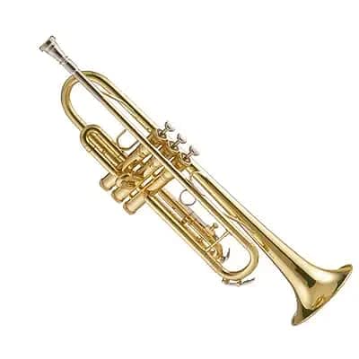 King King System Blue SB10 Marching Trumpet Brass, laquer