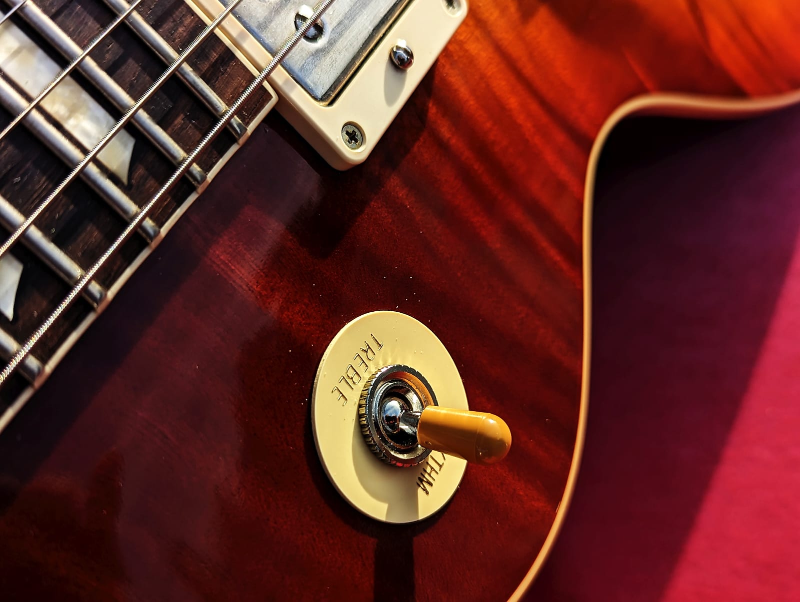 2020 Gibson Gibson Custom Shop 60th Anniversary '60 Les Paul - LPR0 - "CME Spec" Tomato Soup Burst VOS  V3 Neck Profile image 12