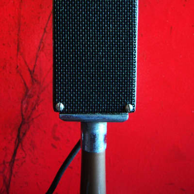 Vintage RARE 1930's Shure Brothers "G" / 701A crystal microphone with cable and Shure S34A detachable stand 55 55S 737A image 3