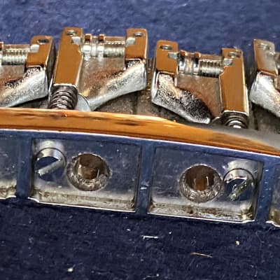 Schaller BB-0318-010 Chrome 4-string Bass Bridge Made in Germany image 5